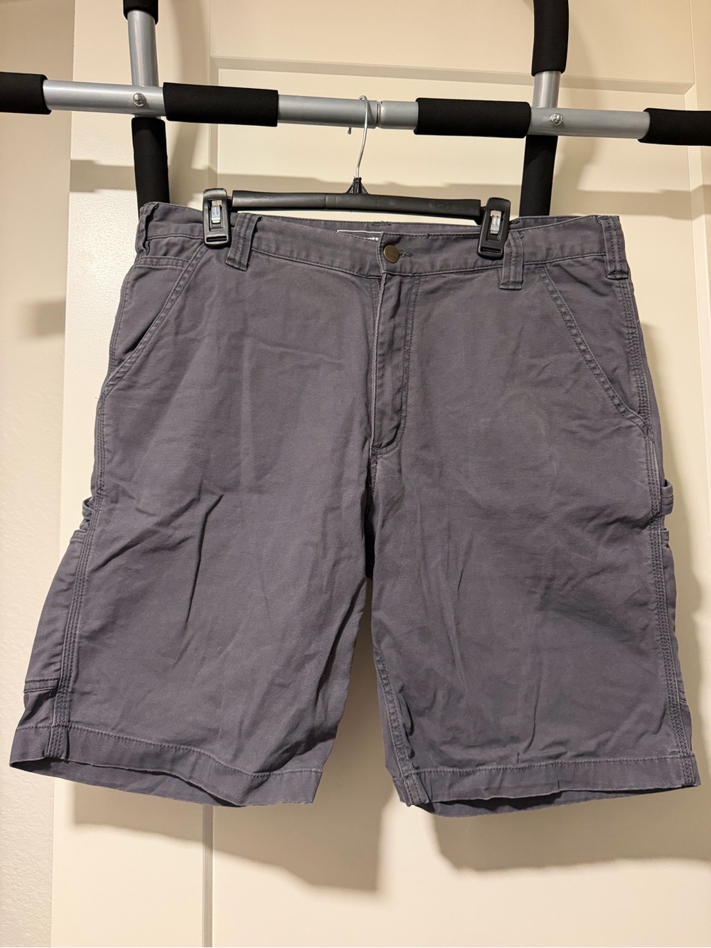 Carhartt Relaxed Fit Utility Work Short - Gray Waist 38